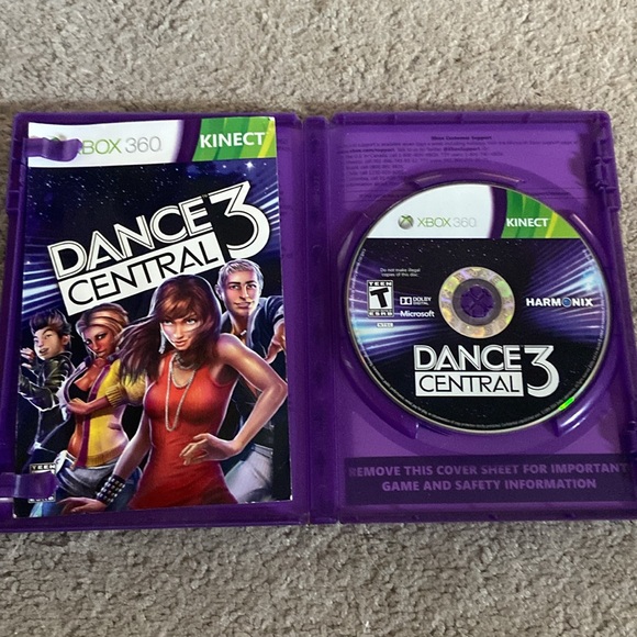 4 XBOX 360 Games: Kinect Dance Central 1,2 & 3 Just Dance 3 - Picture 12 of 16